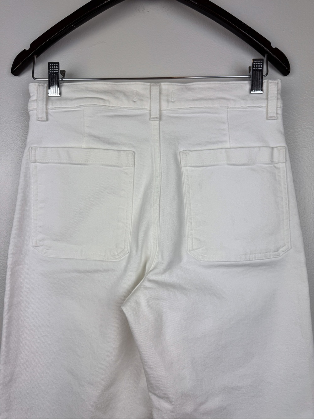 Madewell Emmy Super Stretch Denim Wide Leg Jeans White Size 28 NWT - Picture 7 of 10